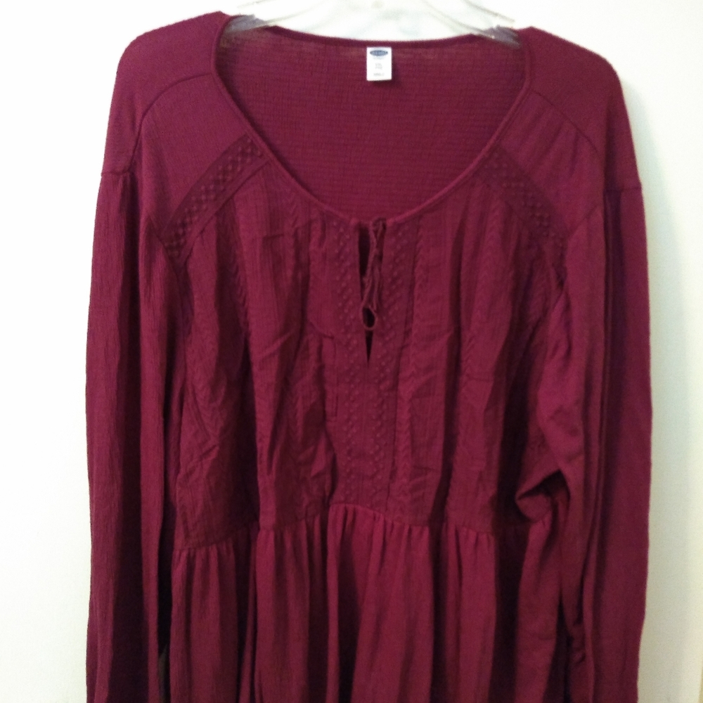 Women's Old Navy long sleeve boho top